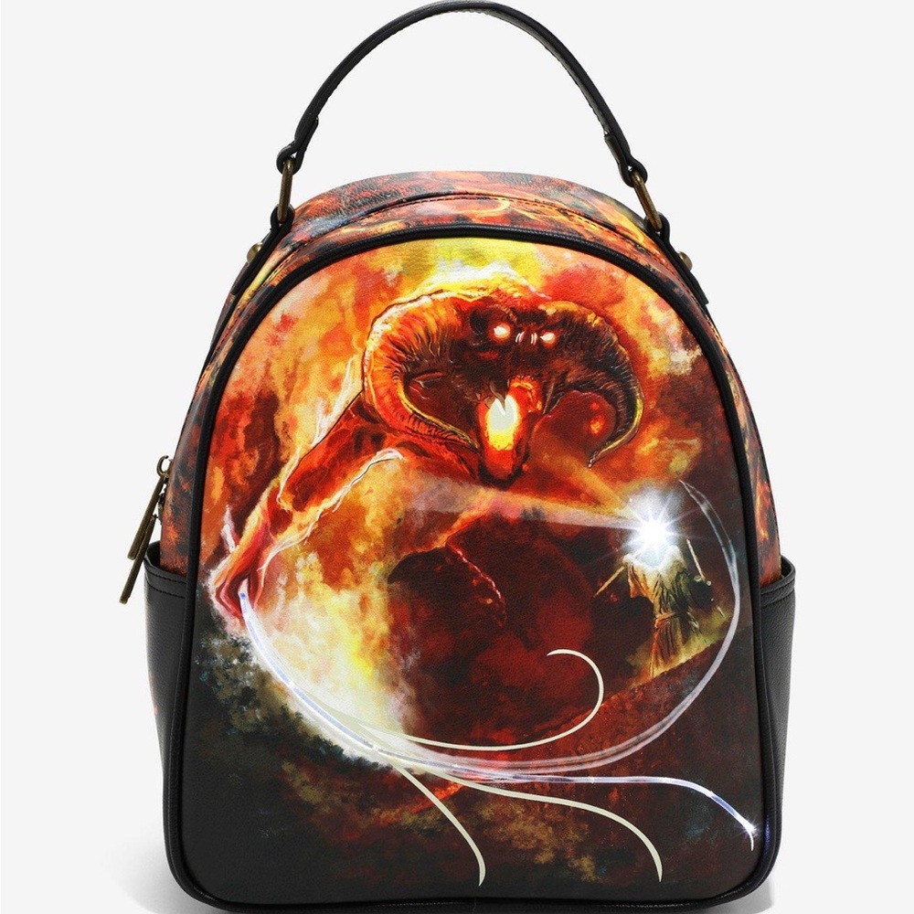 Lord Of The Rings Balrog Light Up Backpack Boxlunch Exclusive